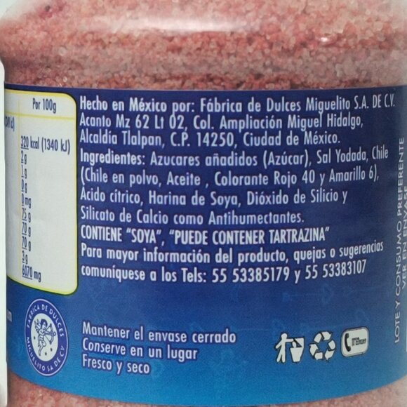 5PK Miguelito Chamoy El Original Chilito Polvo Mexican Candy Chili Powder 250g - Picture 4 of 4